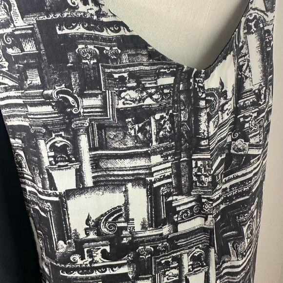 3.1 Phillip Lim Black Silk Shift Architectural Print Dress – Size 2 - Picture 10 of 10